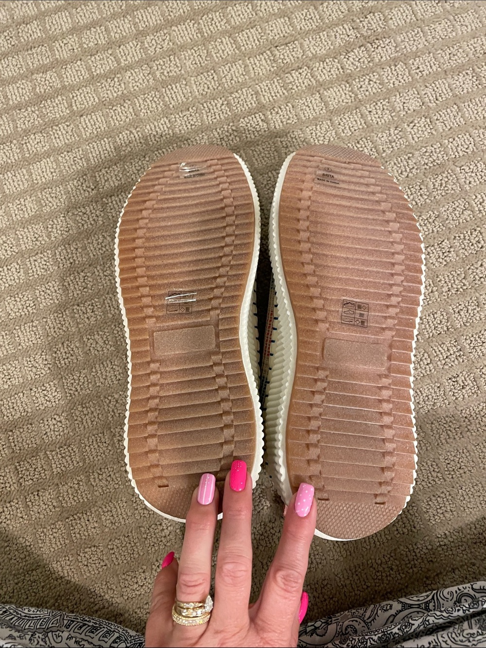 Nicole Miller Crochet Tennis Shoes - Picture 5 of 6
